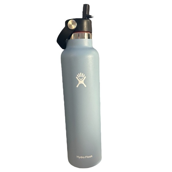 Hydro Flask 24 oz Standard Mouth with Flex Straw Cap Ice Blue - Picture 2 of 10